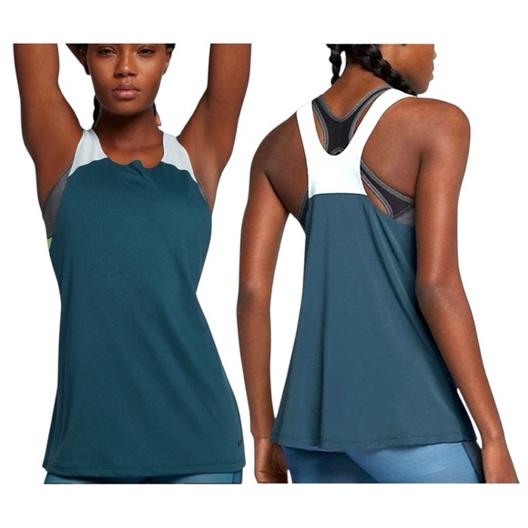 Nike | Breathe Dry Women's Dri-FIT Training Tank Top in Space Blue Size Small - Picture 1 of 6